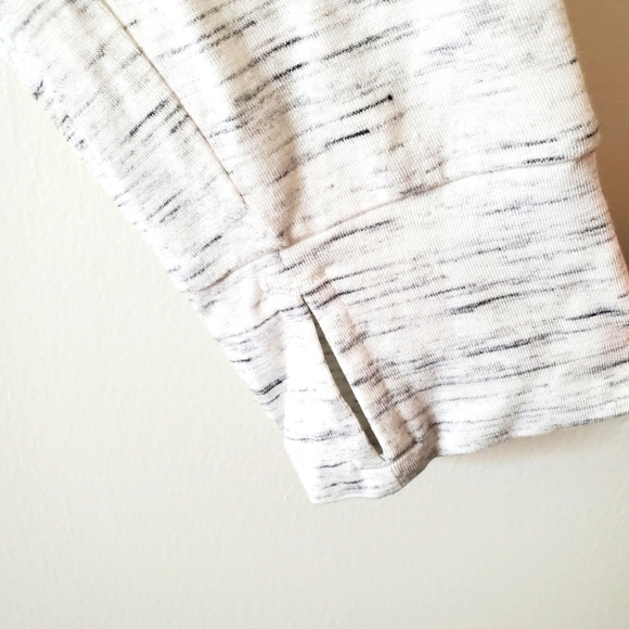 Zella Girl Heathered Twist Front Long Sleeve Hoodie Top - Picture 5 of 11